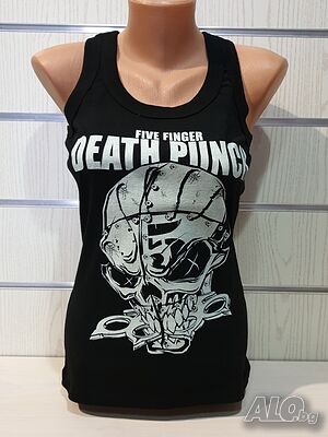 Нов дамски потник с дигитален печат на музикалната група Five Finger Death Punch