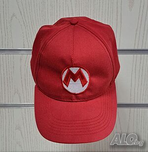Нова детска шапка с козирка Super Mario Bros (Супер Марио)