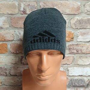 Нова зимна шапка на марката ADIDAS (Адидас) в сив цвят