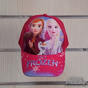 Нова детска шапка с козирка с Елза и Анна - FROZEN (Замръзналото кралство)