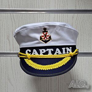 Нова детска капитанска шапка CAPTAIN с Котва