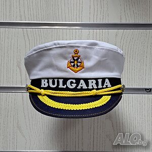 Нова детска капитанска шапка BULGARIA с Котва