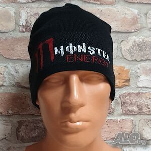 Нова зимна шапка MONSTER с червено лого