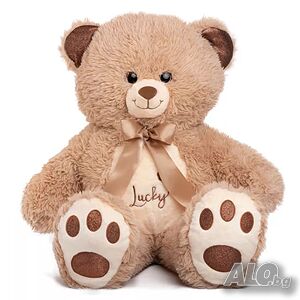 Голямо плюшено Мече в кафяв цвят LUCKY, 100см