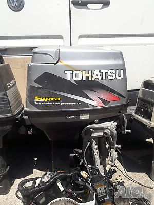 Продавам извънбордов д-л TOHATSU-40HP supra 2002г, внос от Италия за части