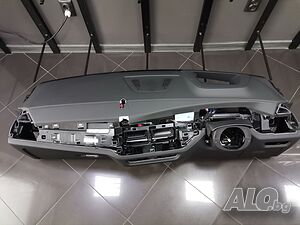 НОВО Арматурно Табло RHD BMW X5 G05 X7 G07 Lci Черна Кожа Кафяв Шев - A87