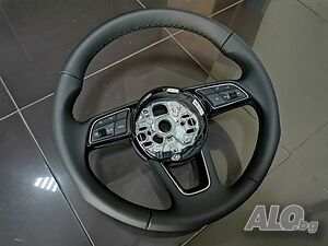 Нов Черен Кожен Волан Audi A1 GB A3 8Y Q2 Q3 - 82A419091AA