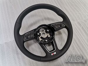 Нов OE Кожен Спортен Волан S Line Audi A4 S4 8W A5 S5 F5 8W0419091FT