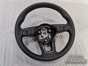 Нов Оригинален Черен Кожен Волан AUDI A1 GB A3 S3 8Y 82A419091AA