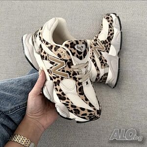 New Balance 9060 Бежово Леопардов принт 36 37 38 39 40