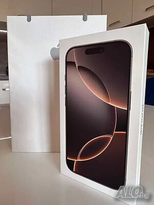 iPhone 16 Pro, Desert Titanium, 128 GB, 1 година международна гаранция