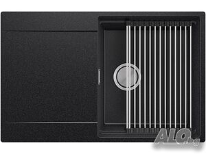 Кухненска Мивка от гранит модел Сан Франциско Smart 780 x 500 mm - графит