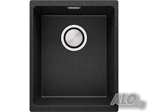 Кухненска Мивка от гранит модел Лондон 40 Slim 360 x 450 mm - графит
