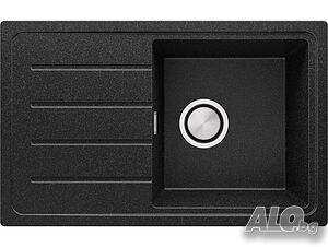 Кухненска Мивка от гранит модел Копенхаген 700-45 Easy 700 x 440 mm - Графит