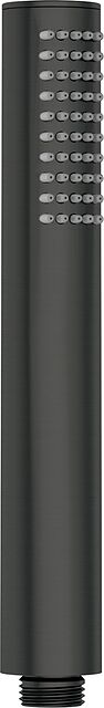 Черна Овална душ слушалка тип Тропически дъжд Silia Nero - 1 функция