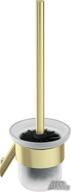 Златна стенна четка за тоалетна чиния Silia Brush Gold - Монтаж на стена