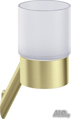 Златна стенна чаша за баня за монтаж на стена Silia Brush Gold -27%