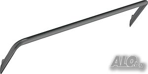 Титаниев релсов държач за хавлии, Хавлийник за стенен монтаж Silia Titanium