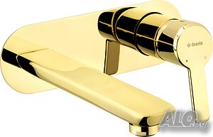 Златен смесител за вграждане за Баня модел Arnika Gold