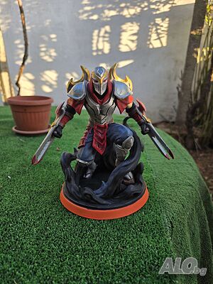 Zed League of Legends 3D Printed Figure