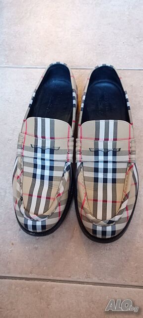 Мъжки луксозни обувки Burberry / Made in Italy/