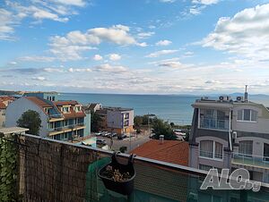 Апартамент с 2 спални с паркомясто и пълна морска панорама в Сарафово