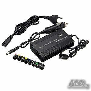 Инвертор 120W универсално зарядно за лаптопи