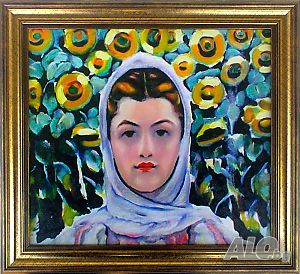 ”Момиче сред слънчогледи”, Владимир Димитров - ”Майстора”