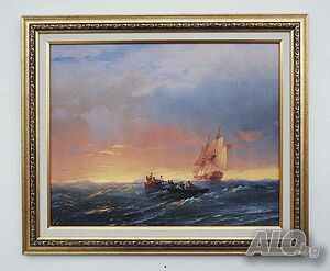 Айвазовски, Морски пейзаж, картина