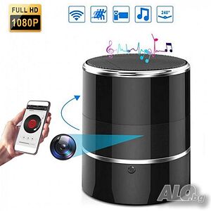 Скрита WIFI камера в Bluetooth колонка, високоговорител Full HD