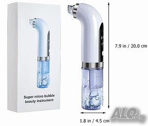 Мини микро водно дермабразио, воден вакуум за лице, акне, пори, бръчки