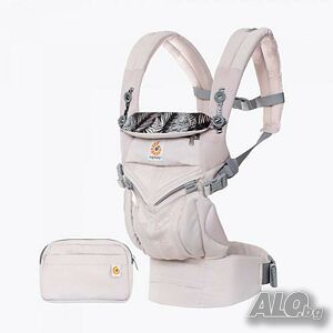 Ергономична раница Ergobaby Omni 360, Cool Air Mesh - Maui, бледо розово, за момиче