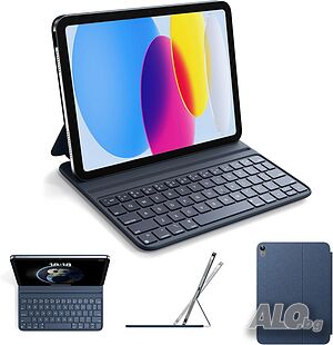 Магнитен калъф с клавиатура за iPad 10,11 поколение