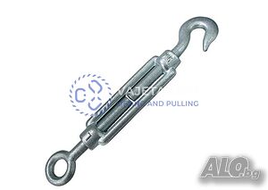 Обтегач за въже ухо-кука по DIN1480 М6-М16