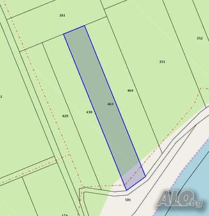 3240 кв парцел на първа линия на морето, Лаханата, между Поморие и Сарафово.