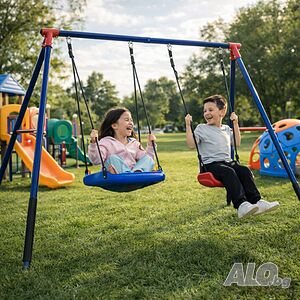 Комплект от 2 метални люлки FunZone - безкрайно забавление на двора