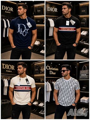 Premium Quality | Dior & Christian Dior - 4 Луксозни модела! 💎 S M L XL XXL Тениска Мъжко | Облекло | Стара Загора