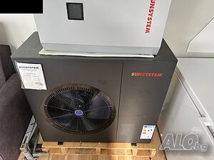 Термопомпа въздух вода! SUNSYSTEM SPLIT. R32-13KW. нова!! Гаранция 2г.