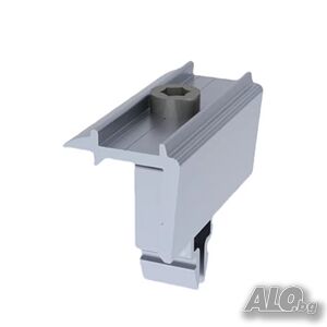 Крайна скоба с click клипс и хром никелов блокиращ болт AR2-EC03-30 за монтаж на соларни системи
