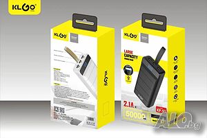 KLGO Преносима батерия 50000mAh premium KP-95, Power bank