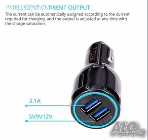 Бързо зарядно устройство за кола / автомобил Fast Charge Quik 3.1