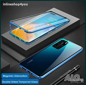 Двоен Магнитен Кейс за Huawei P40 Pro / P40 Lite 360 градуса кейс