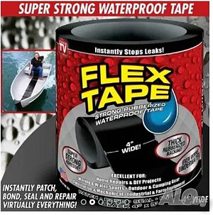 Здрава Водоустойчива гумирана лента / тиксо Flex Tape домашен майстор