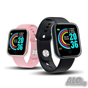 Смарт часовник smart watch D20S Водоустройчиво/кръвното налягане/пулса