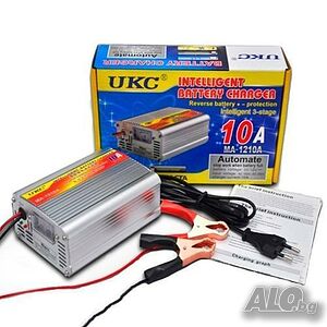 UKC ВИСОКОКАЧЕСТВЕНО зарядно устройство за акумулатор за кола 10AMP