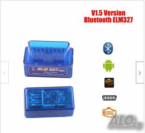 Уред за диагностика на кола ELM327 Mini, OBD2 Bluetooth, чрез Android
