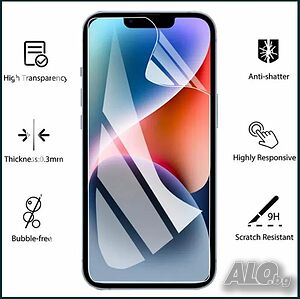 5D Hydrogel Протектор за Дисплей или Гръб Apple iPhone 14 Plus Pro Max
