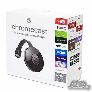 Chromecast устройство приемник за картина от телефон към телевизор