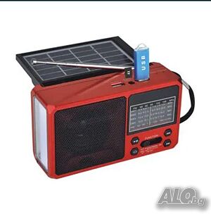 FM Bluetooth радио със соларно зареждане