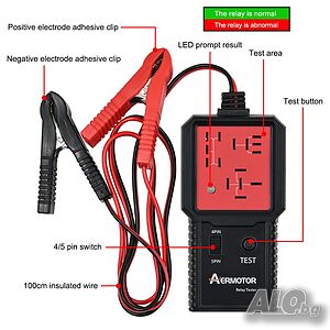 Универсален тестер за автомобилни релета 12V